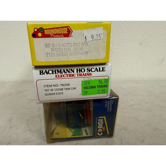 HO Scale Bachmann & Corgi HULA HOOPS Volvo 76036 42’ Steel Gondola FEC Railroad - Picture 5 of 10